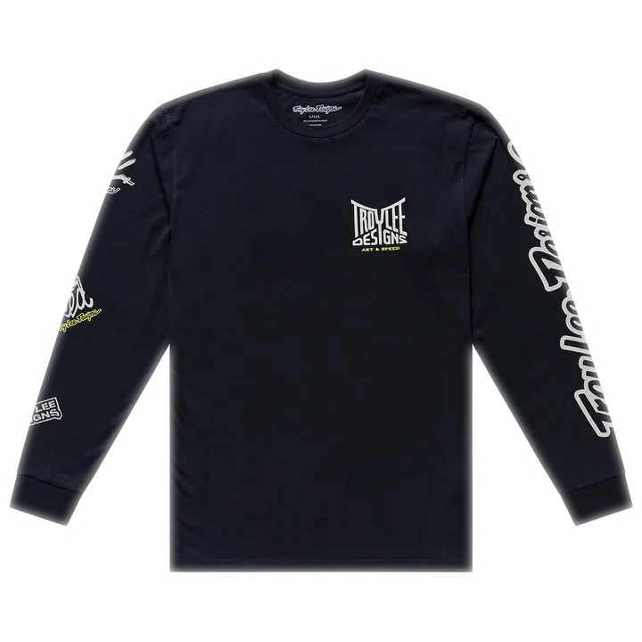 Long Sleeve Tee - Handlebar black