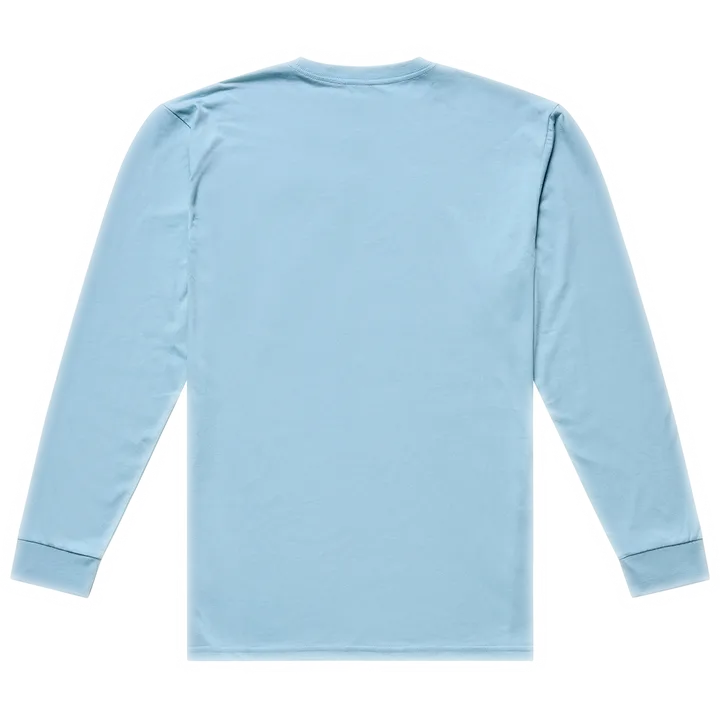 Long Sleeve Tee - Flame2 blue