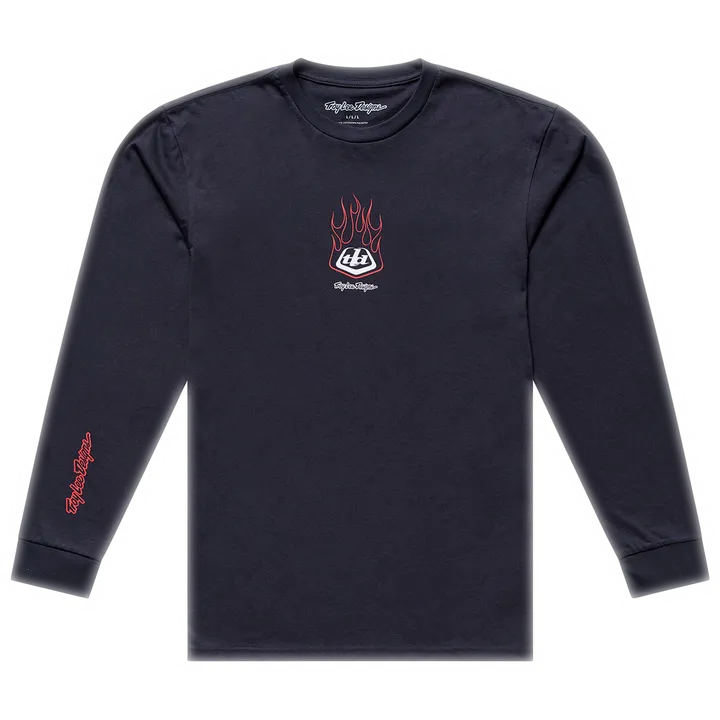 Long Sleeve Tee - Flame2 grey