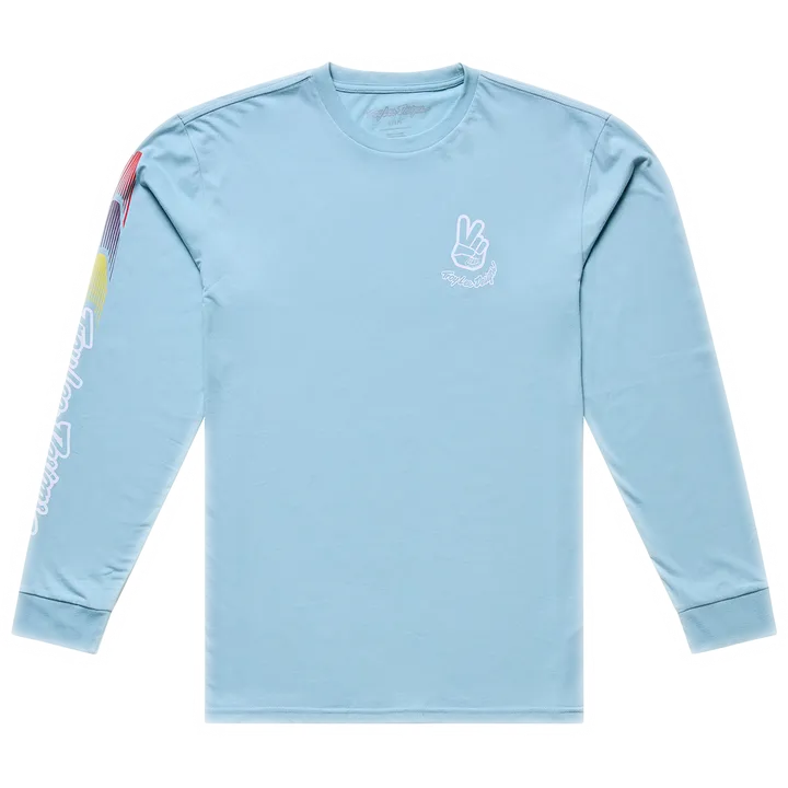 Long Sleeve Tee - Deuces blue