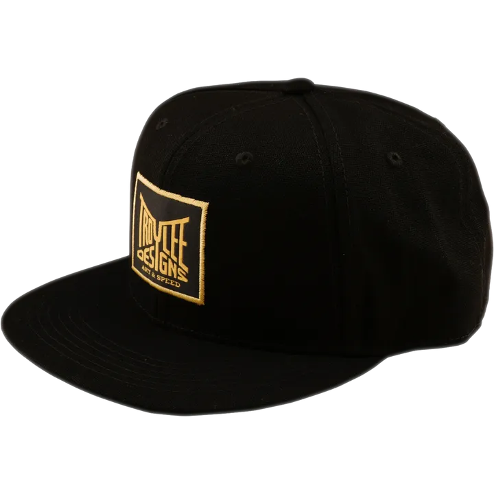 Handlebar Flat Bill Snapback schwarz