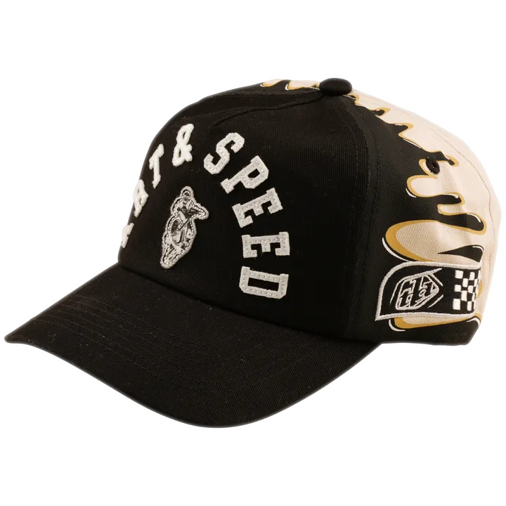 Finish Line Unstructured Curved Snapback noir