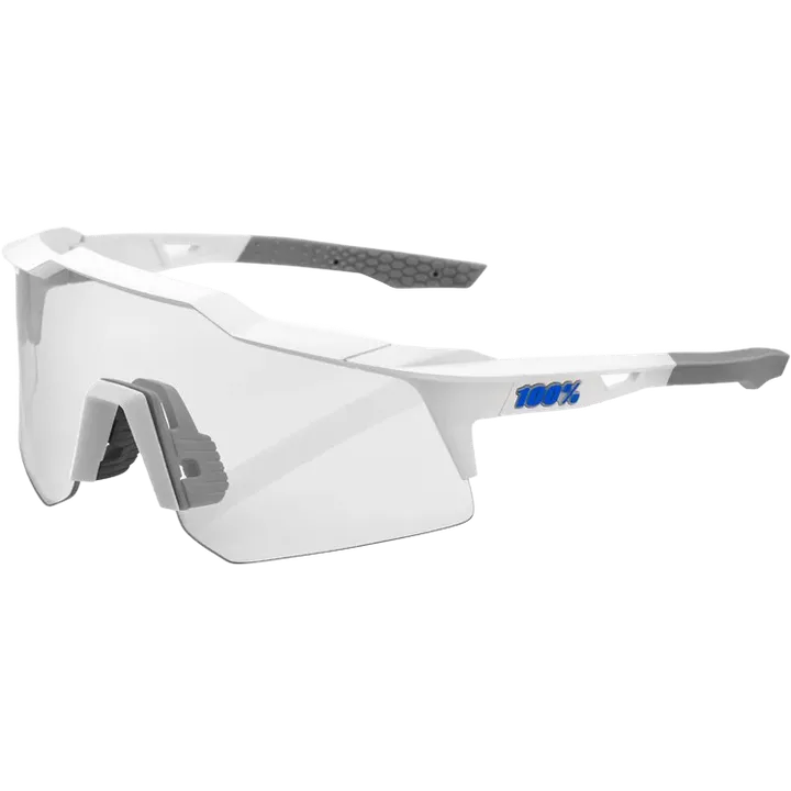 Lunettes Speedcraft XS Matte White-Blue Multilayer Mirror Lens