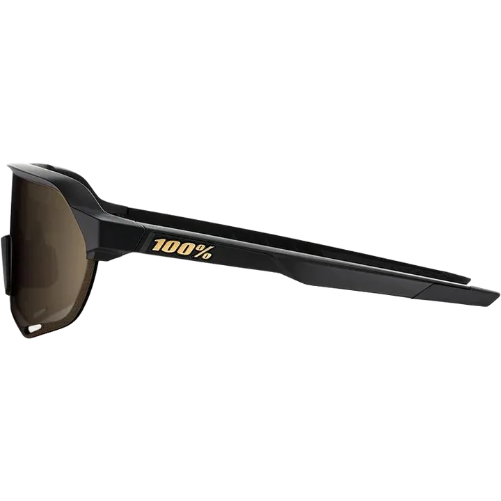 Brille S2 Matte Black-Soft Gold Mirror Lens