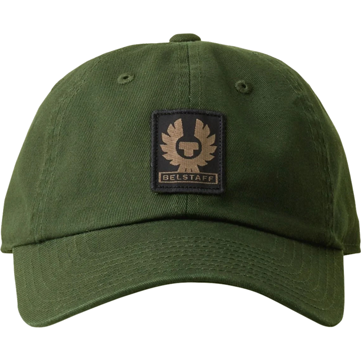 Casquette logo Cap Phoenix en sergé de coton vert