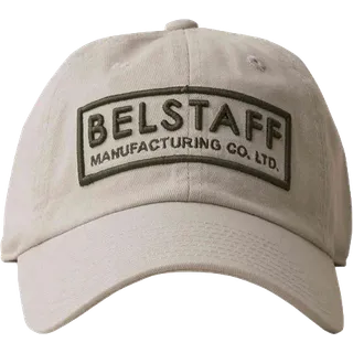 Cap Box Logo Cotton Twill Stone beige