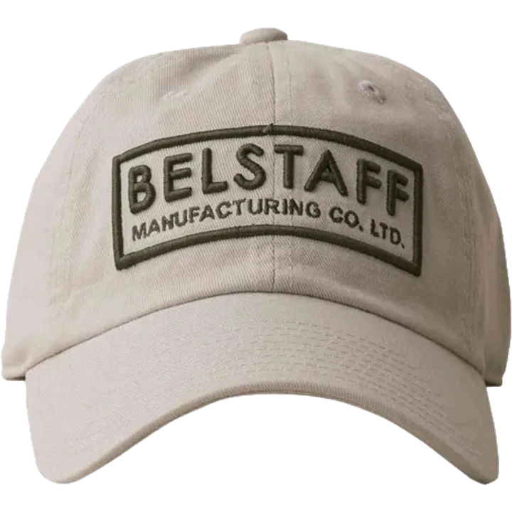 Cap Box Logo Cotton Twill Stone beige