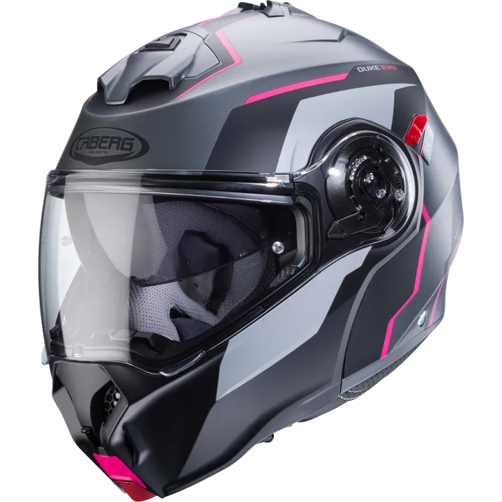 Klapphelm Duke Evo Move anthrazit-schwarz-gelb fluo