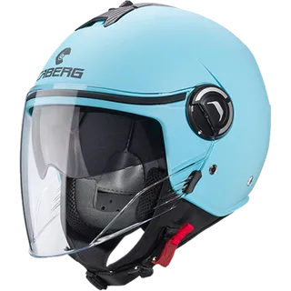 Casque jet Riviera V4X bleu clair mat