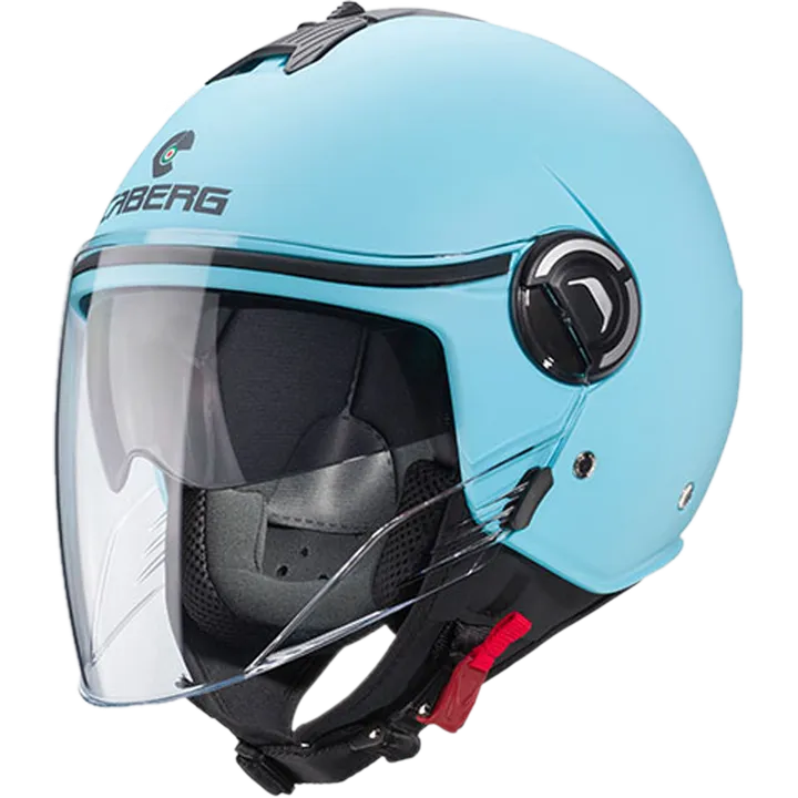 Casque jet Riviera V4X bleu clair mat