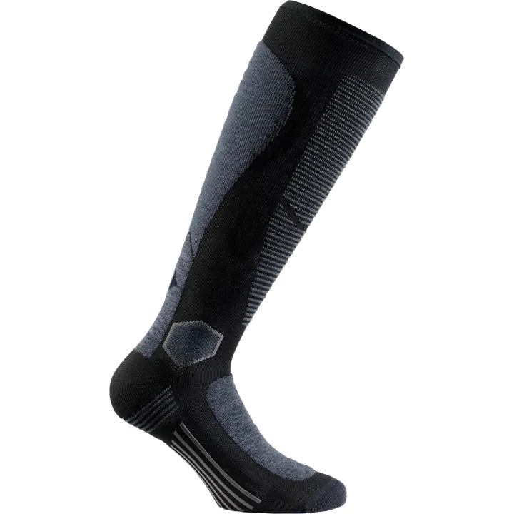 Chaussettes hautes MOT MERINO V3 Unisexe noir gris
