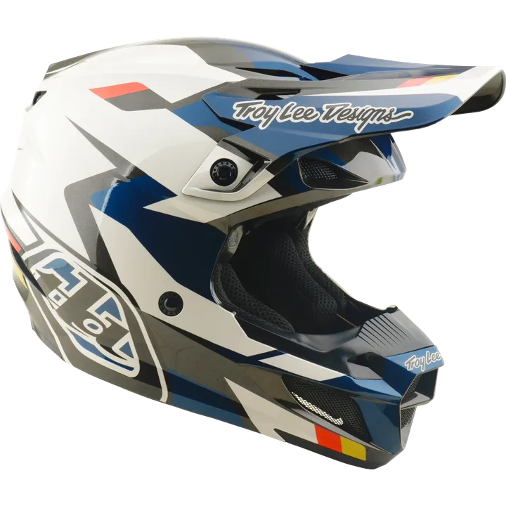 SE5 Polycarbonate Helmet - Roamer white-blue-black