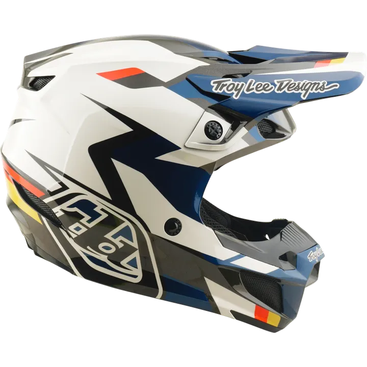 SE5 Polycarbonate Helmet - Roamer white-blue-black