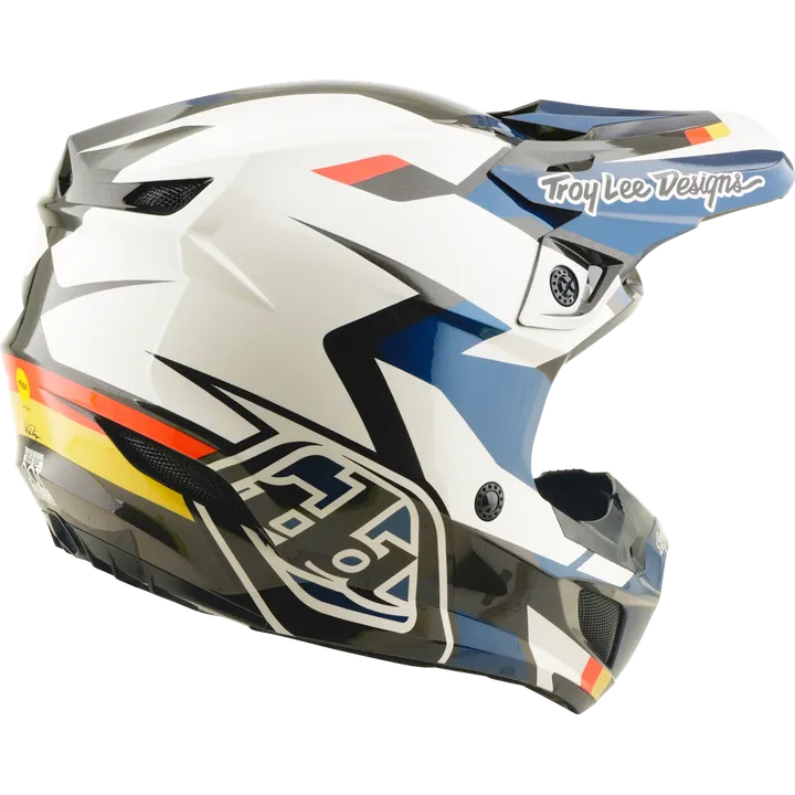 SE5 Polycarbonate Helmet - Roamer white-blue-black
