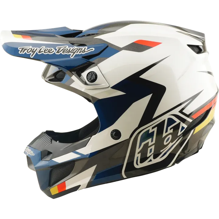 SE5 Polycarbonate Helmet - Roamer white-blue-black