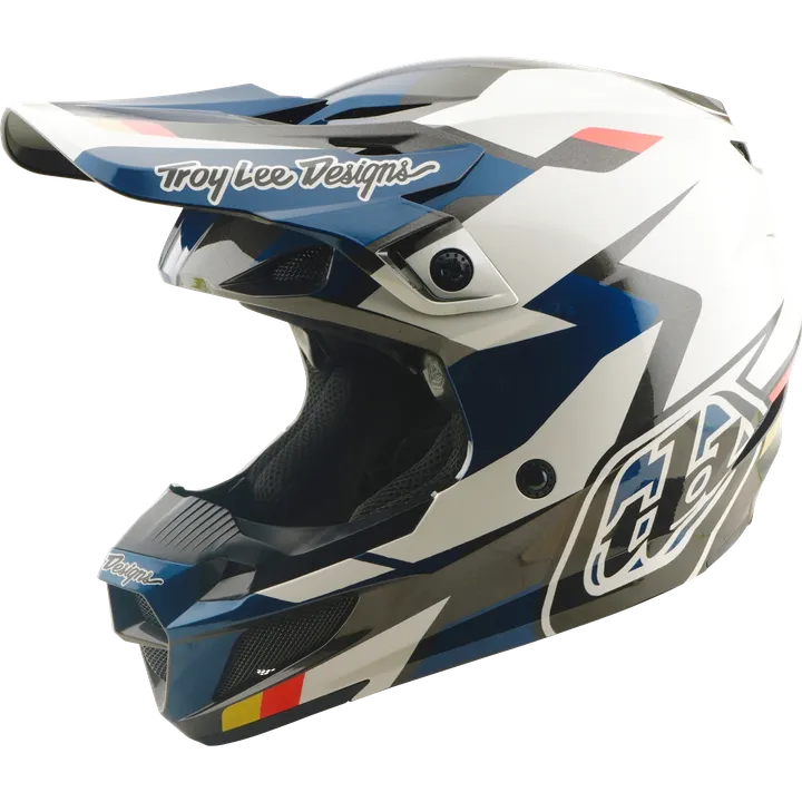 SE5 Polycarbonate Helmet - Roamer white-blue-black