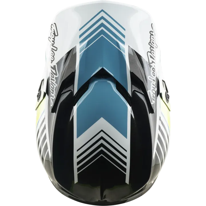 Youth GP PRO Helmet - Segment grey-blue-yellow