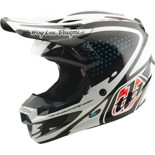 SE5 Polycarbonate Helmet - The Line white-black-red