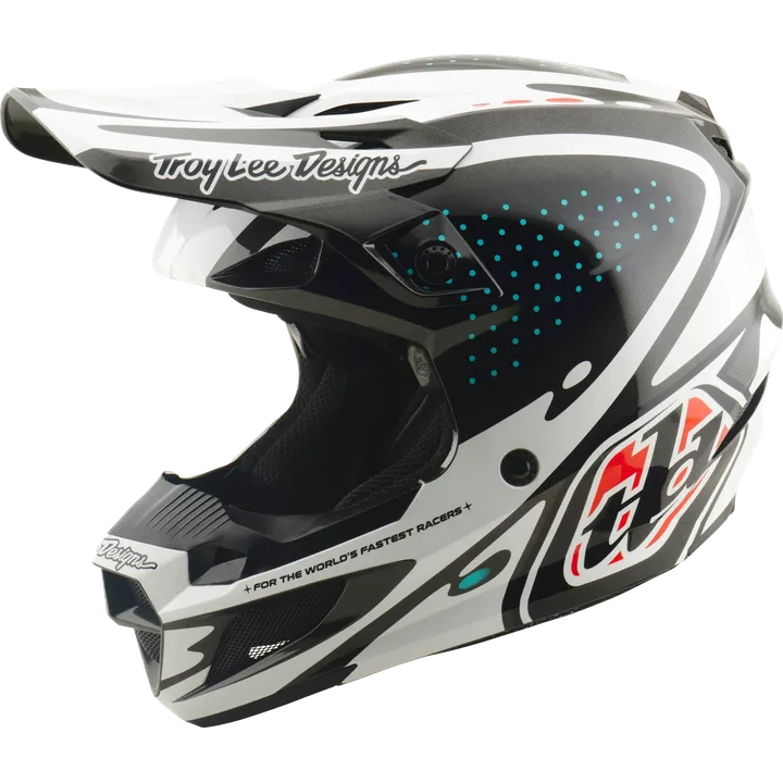 SE5 Polycarbonate Helmet - The Line white-black-red