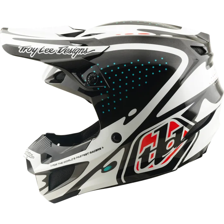 SE5 Polycarbonate Helmet - The Line white-black-red