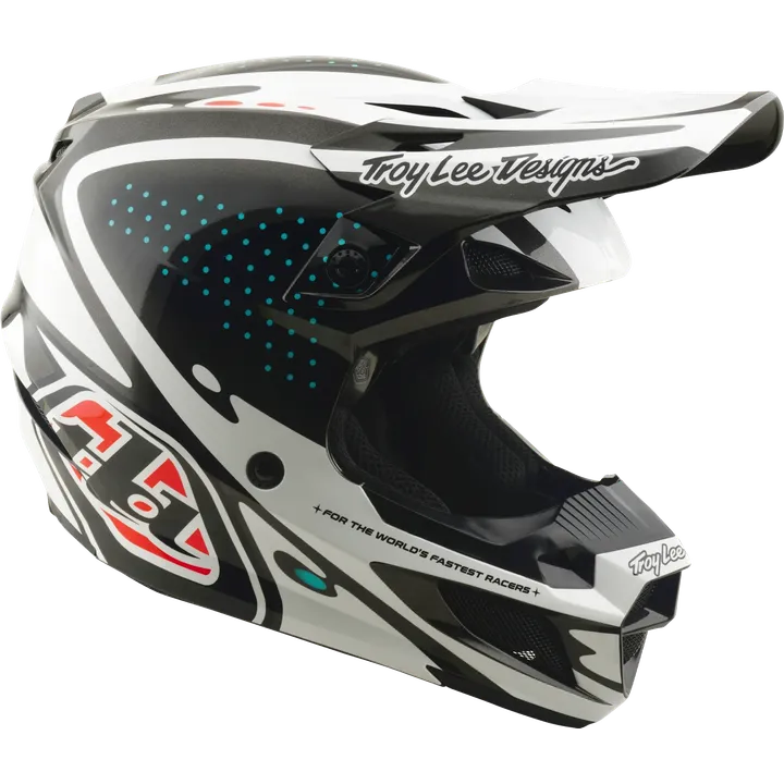 SE5 Polycarbonate Helmet - The Line white-black-red