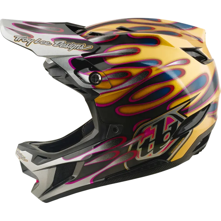 SE5 ECE Carbon Helmet - Overspray black-gold-grey