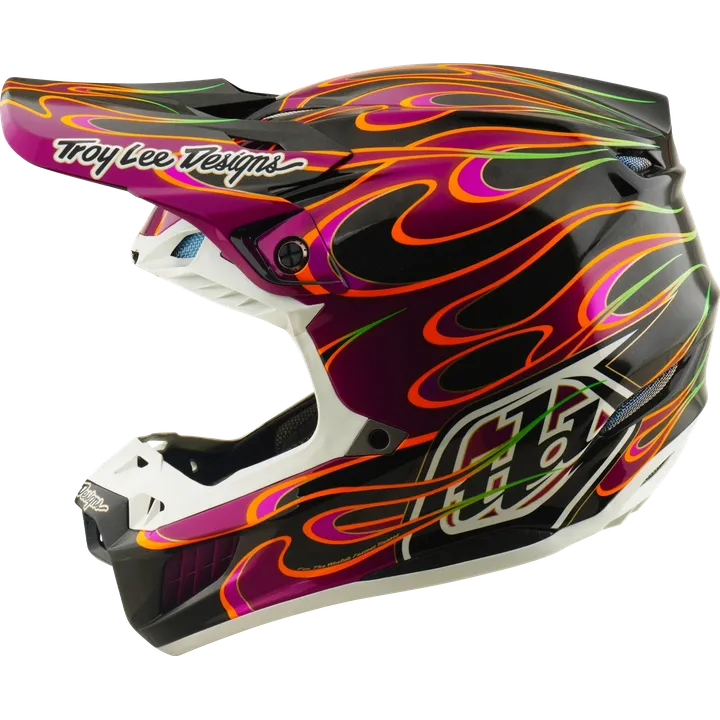 SE5 ECE Carbon Helmet - Torched black-violet-gold