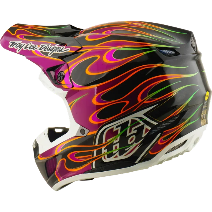 SE5 ECE Carbon Helmet - Torched black-violet-gold