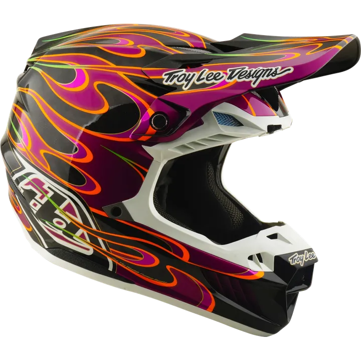 SE5 ECE Carbon Helmet - Torched black-violet-gold