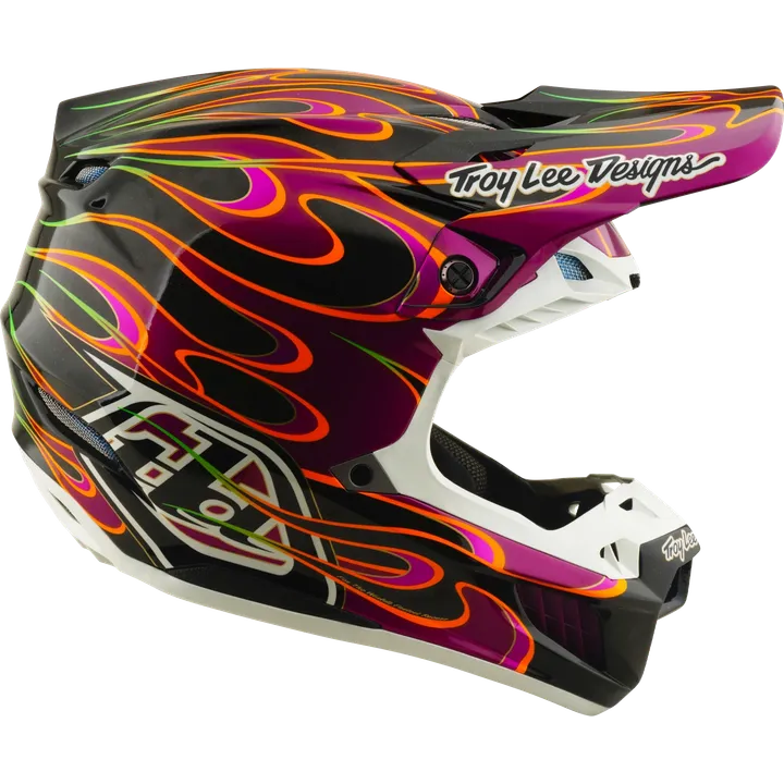 SE5 ECE Carbon Helmet - Torched black-violet-gold