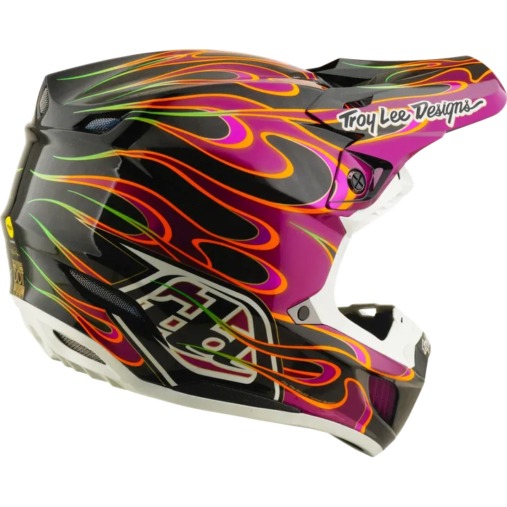 SE5 ECE Carbon Helmet - Torched black-violet-gold