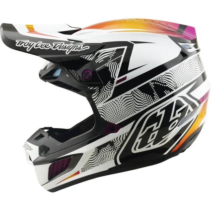 SE5 ECE Composite Helmet - Lined Up black-white-violet