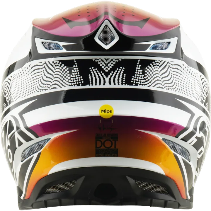 SE5 ECE Composite Helmet - Lined Up black-white-violet