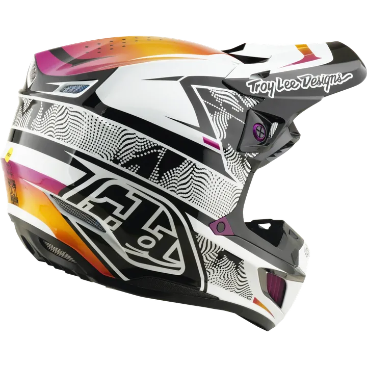 SE5 ECE Composite Helmet - Lined Up black-white-violet