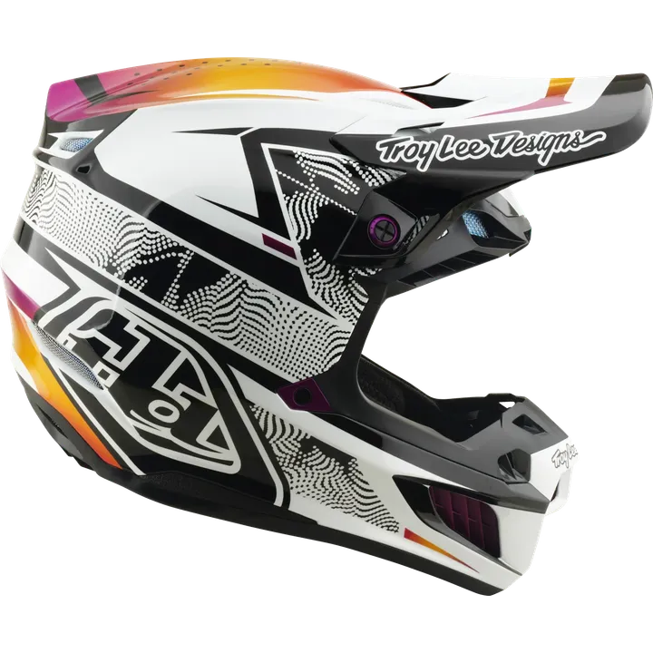 SE5 ECE Composite Helmet - Lined Up black-white-violet