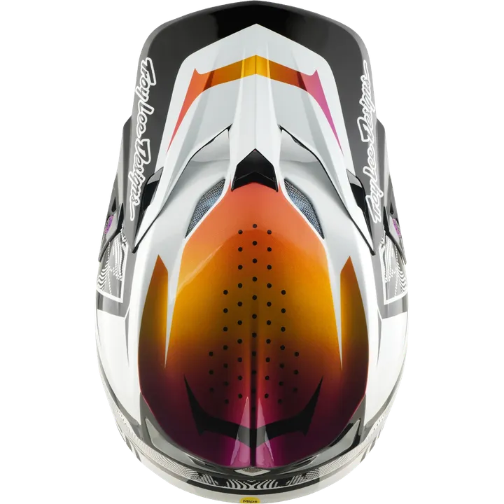 SE5 ECE Composite Helmet - Lined Up black-white-violet