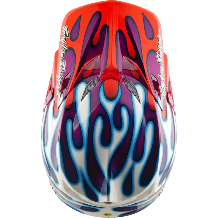 SE5 ECE Composite Helmet - Overspray violet-white-red