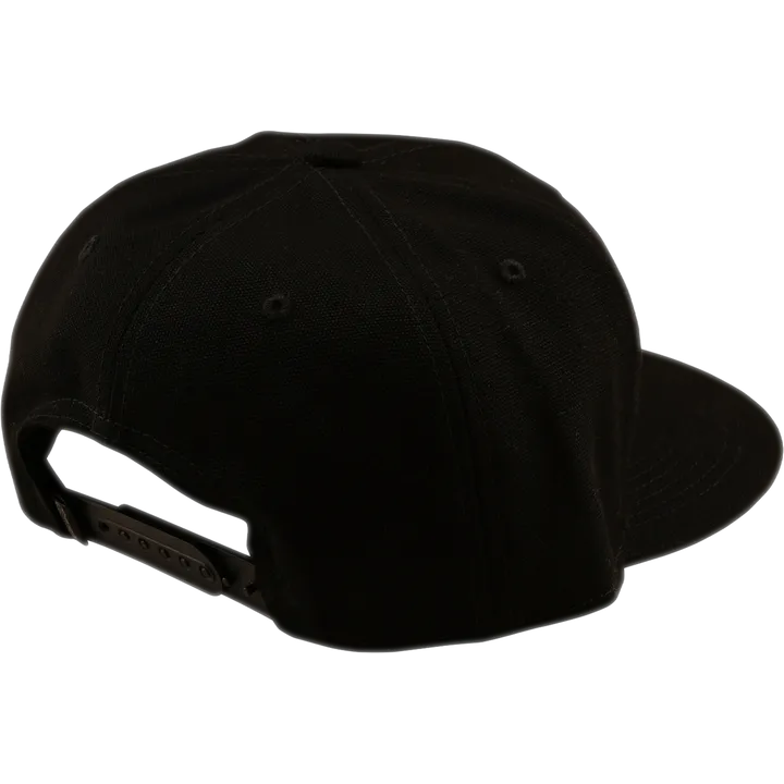 Handlebar Flat Bill Snapback schwarz