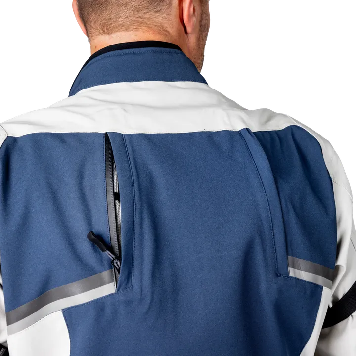 Tourster-STX 1.0 Laminatjacke blau-cool grey