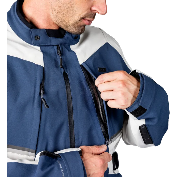 Tourster-STX 1.0 Laminatjacke blau-cool grey