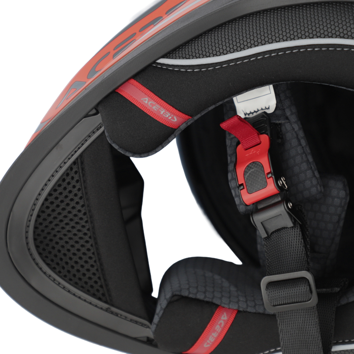 Integralhelm X-Way orange-grau