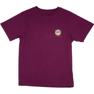 Womens Short Sleeve Tee - Happy Dayz violet