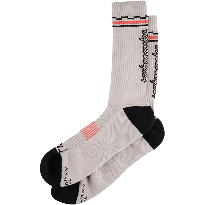Mens Performance Socks - Checka light grey