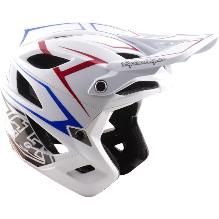 Stage Stunt AS Helmet - Pinstripe white