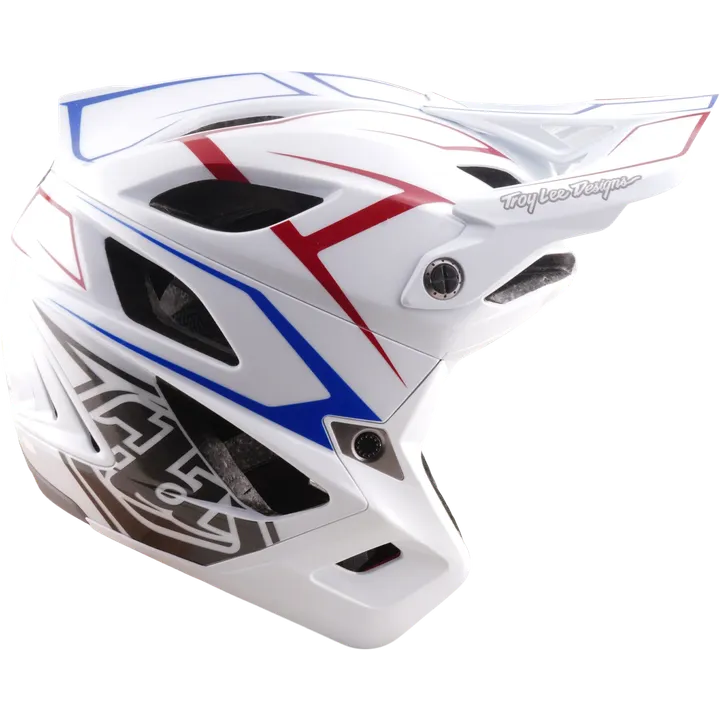 Stage Stunt AS Helmet - Pinstripe white
