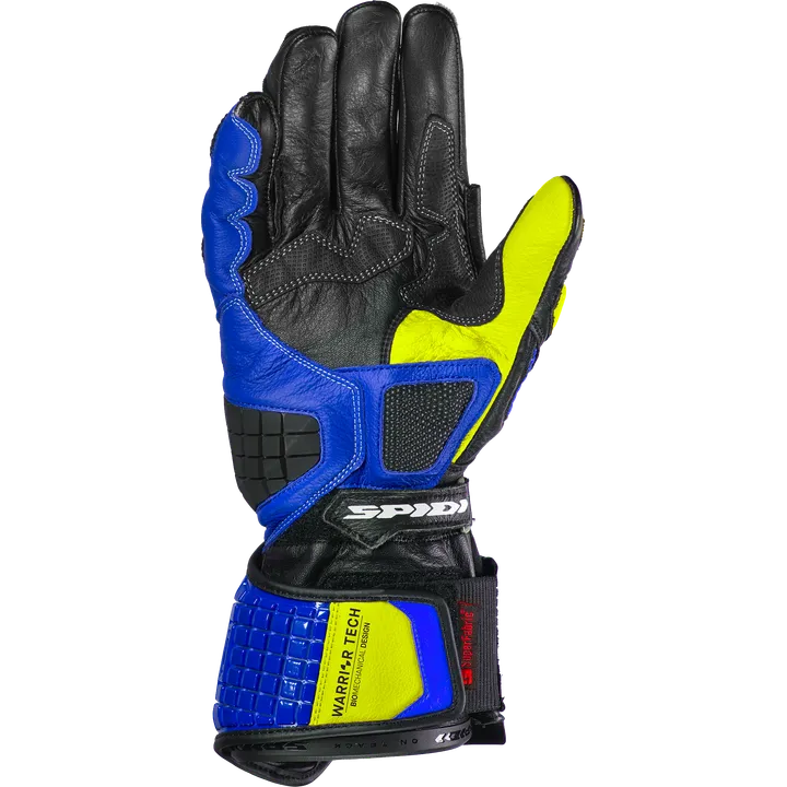 Gants Carbo Track Evo bleu-jaune