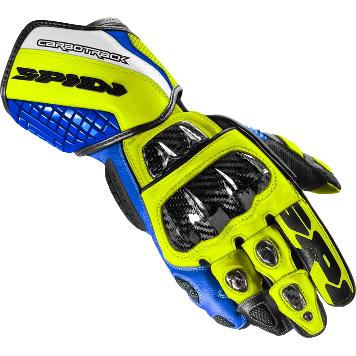 Gants Carbo Track Evo bleu-jaune