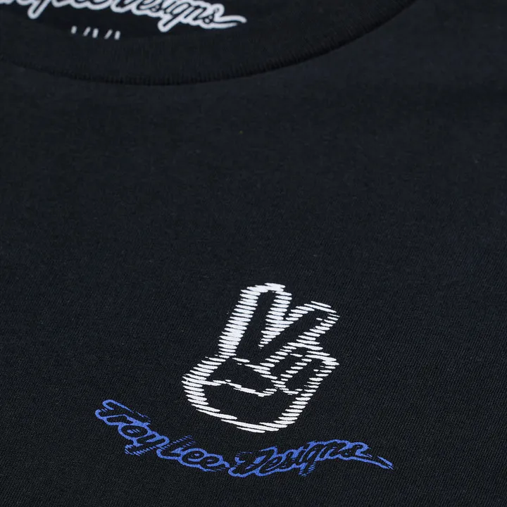 Long Sleeve Tee - Peace Out schwarz