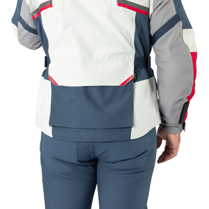 Tourster-STX 1.0 Laminatjacke hellgrau-blau-rot