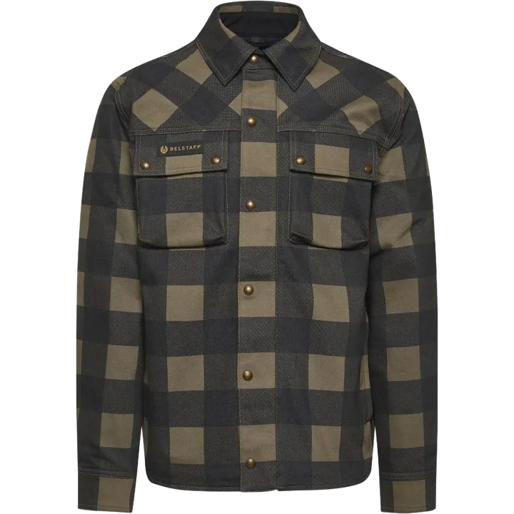 T-shirt Mansion olive-noir